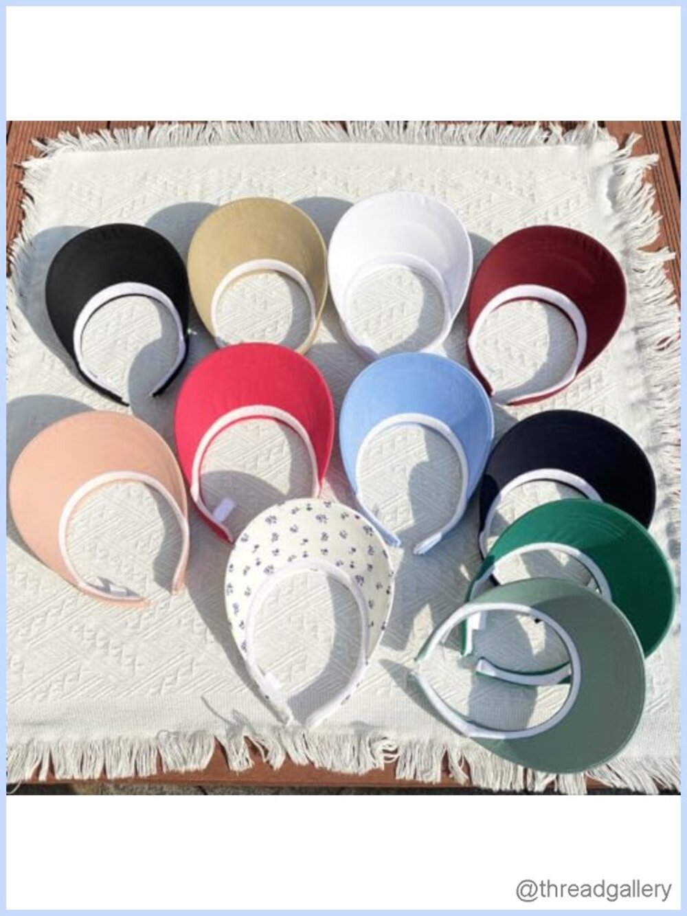 Wide Brim Adjustable Clip On Sun Visor Hat for Women Men Beach - Picture 4 of 6
